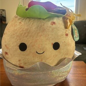 Bernardo Burrito Squishmellows 16” with tags. New with tags!!!